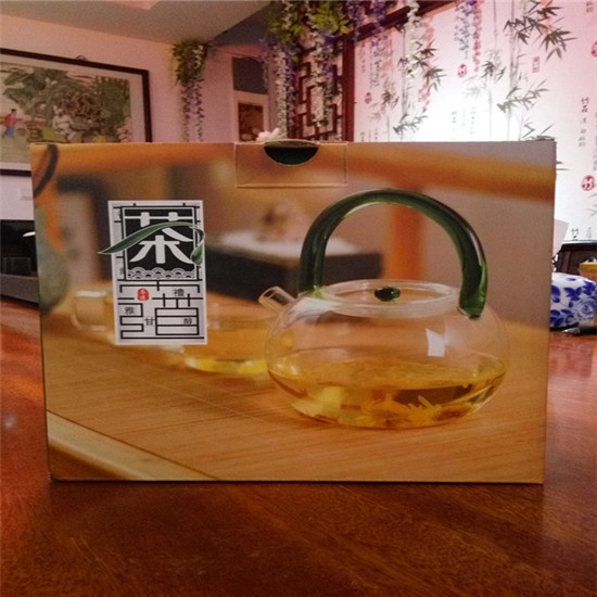 Heat resistant glass tea pot 10