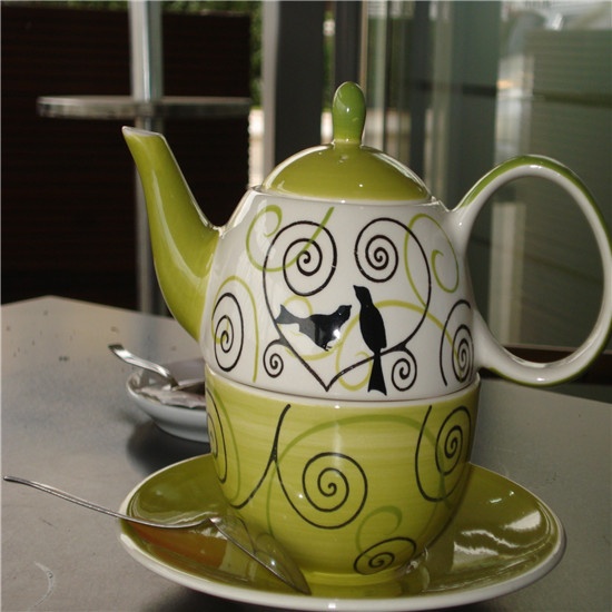 Heat resistant glass tea pot 05