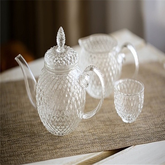 Heat resistant glass tea pot 09